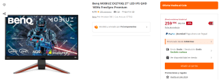 Monitor Benq MOBIUZ EX2710Q 27" LED IPS QHD 165Hz FreeSync Premium por 259.99€