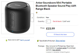 Purchase eBay's Anker Soundcore mini portable Bluetooth speaker for £14.27