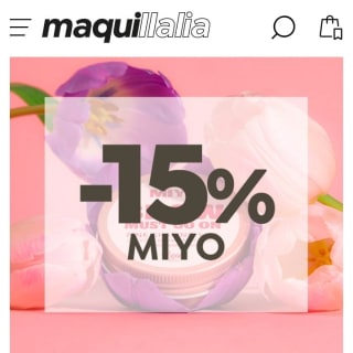 -15% de Descuento en Miyo desde Maquillalia.