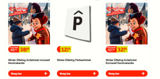 10 euro korting op de tickets voor de Efteling