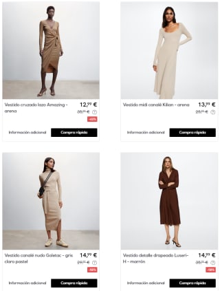 MANGO - Vestidos largos y monos de 8,99€ a 14,99€