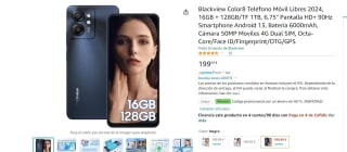 Smartphone Blackview Color8 Teléfono Móvil Libres 2024, 16GB + 128GB por 119,99€