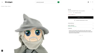 Peluche Gandalf El Señor De Los Anillos por 12,45€