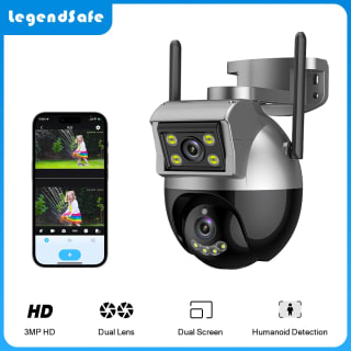 Cámara PTZ de doble lente para exteriores por 26,90€