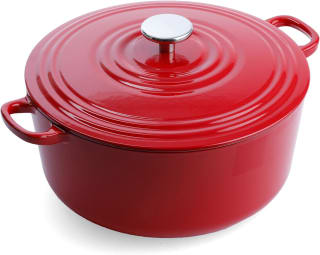 BK Bourgogne Braadpan 28 cm Chili Red voor €44,05 bij Amazon