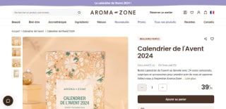 Calendrier de l'Avent 2024 à 39,95€