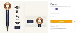 Dyson Supersonic föhn copperblue voor €299 bij De Bijenkorf