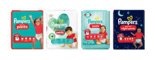 €5 cashback op Pampers pants