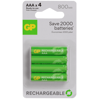 GP oplaadbare batterijen AAA of AA vanaf €2,99 bij de Action