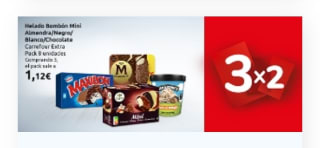 3×2 en estos Helados en Carrefour.