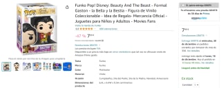 Funko POP! La Bella y la Bestia - Gastón por 7,99€