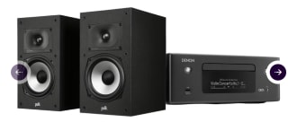 Denon HiFi Netwerk CD Speler | RCDN10 + 2x Polk Audio MXT20 Speaker voor €349 bij Ibood