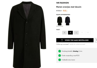 WE Fashion CONORAT - Mantel voor €40 bij Wefashion