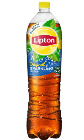 Lipton Ice tea sparkling fles 1,5 liter voor €0,99 bij Dirk