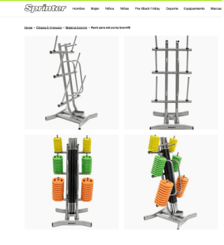Rack Para Set Pump Boomfit por 40,64€