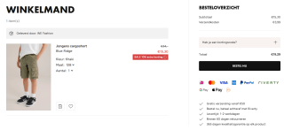 50% + 10% extra kassakorting op sale bij WE Fashion