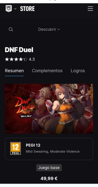 Epic games regala DNF Duel el día 8 de agosto.