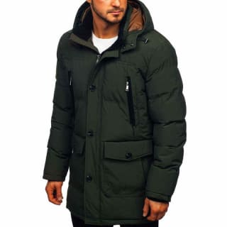 Chaqueta de plumón de algodón de grosor medio para hombre por 17,49€