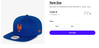 Gorra New Era NOS MLB OTC SNAPBACK NEW YORK METS por 17.5€