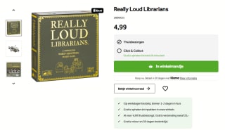 Really Loud Librarians partyspel voor €4,95 bij Intertoys