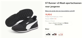 PUMA ST Runner v3 Mesh sneakers voor €19,95 bij PUMA
