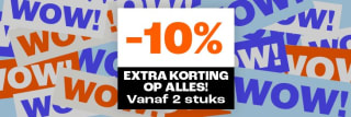 10% extra korting op alles vanaf 2 artikelen bij Kwantum