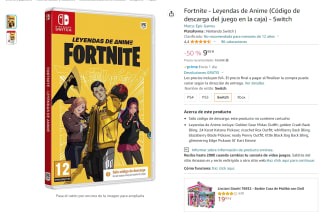 videojuego Leyendas de Anime Fortnite, C. descarga por 9,99€