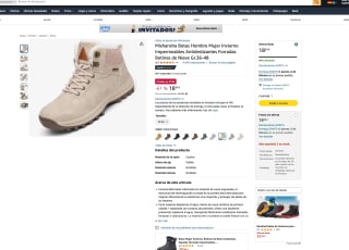 Botas Invierno Impermeables y Antideslizantes Forradas desde 18,99€