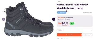 MERRELL - Thermo Akita Mid WP - Wandelschoenen voor €64,95 bij Ibood