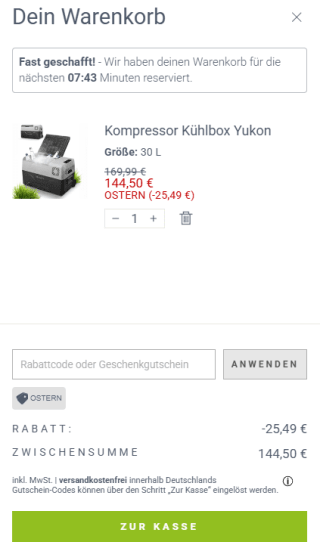 Elektronische Koelbox / Compressorkoelbox Yukon - 30 Liter voor €144,50