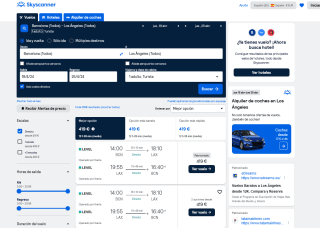 Vuelos Ida y vuelta Barcelona - Los Ángeles desde 419€ con Skyscanner