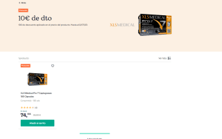 -10€ descuento en producto XLS Medical