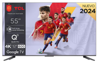 TV QLED 55" TCL 55C655 PRO, 4K UHD, Smart TV by Google TV por 399€