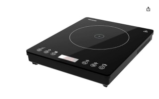 Cecotec Placa de Inducción Portátil 1 Fuego Full Magma Slim. 2000W por 27,71€