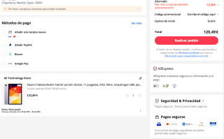 Xiaomi Redmi Pad SE 8GB 256GB por solo 120,49€