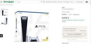 Sony Console PlayStation 5 à 549,90 €