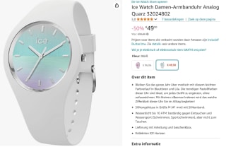 Ice Watch dameshorloge Quarz 32024802 voor €49,50 bij Amazon