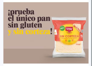 Prueba los sandwiches schar sin corteza