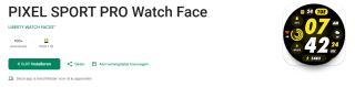 PIXEL SPORT PRO Watch Face voor Android gratis