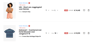 10% extra korting op de Cyber Monday sale tot 65% bij Quiksilver