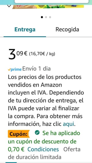 Artiach Galletas Dinosaurus 0% 185g por 2,39€.