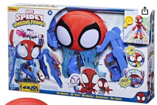 Figura y vehículo Spiderman - Spidey Webquarters  por 33,20€