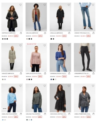 Hasta -70% de dto + 10% Extra en Vero Moda.