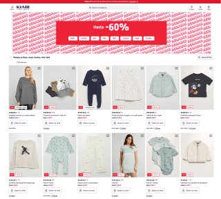 Rebajas de hasta 60% Moda en KIABI