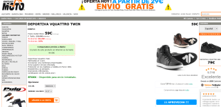 Botas de moto VQUATTRO TWIN a solo 59€