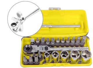 Facom Compacte Bit- & Doppenset met compacte 1/4" ratel en accessoires voor €39,95 bij iBOOD