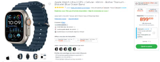 Apple Watch Ultra 2 GPS + Cellular- 49mm - Boîtier Titanium à 899€