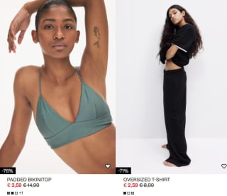 Tot 86% korting in de sale van H&M