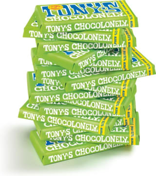 Tony's Chocolonely Chocolade Reep Puur Amandel Zeezout - 15 x 180 gram - Vegan Chocola voor €9,96 bij Bol.com