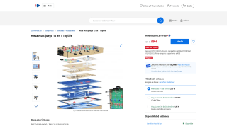 Mesa Multijuego 15 en 1 Toplife por 59,40€